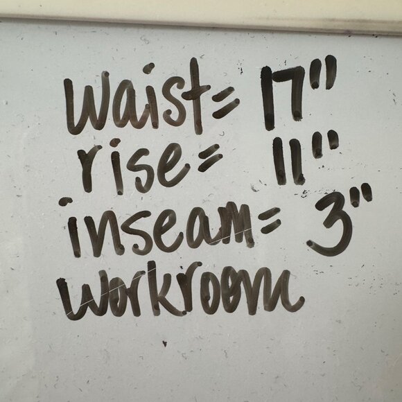 Women Juniors Jeans Shorts size 9 Seventeen American Flag Distressed Cuffed patr - Picture 10 of 10